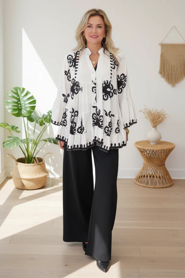 JORDANA - COASTAL BOHO TOP