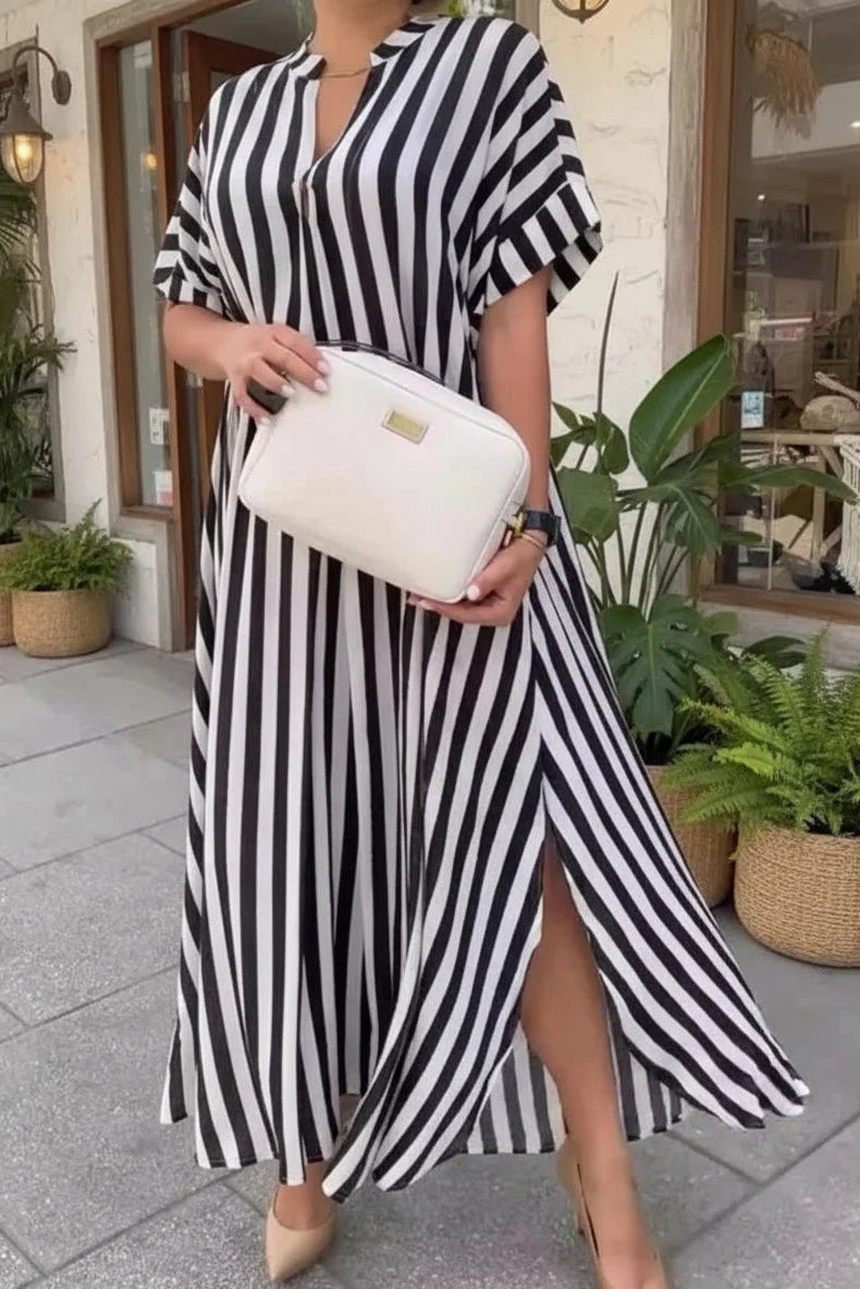 AMÉLIE – STRIPED MAXI DRESS