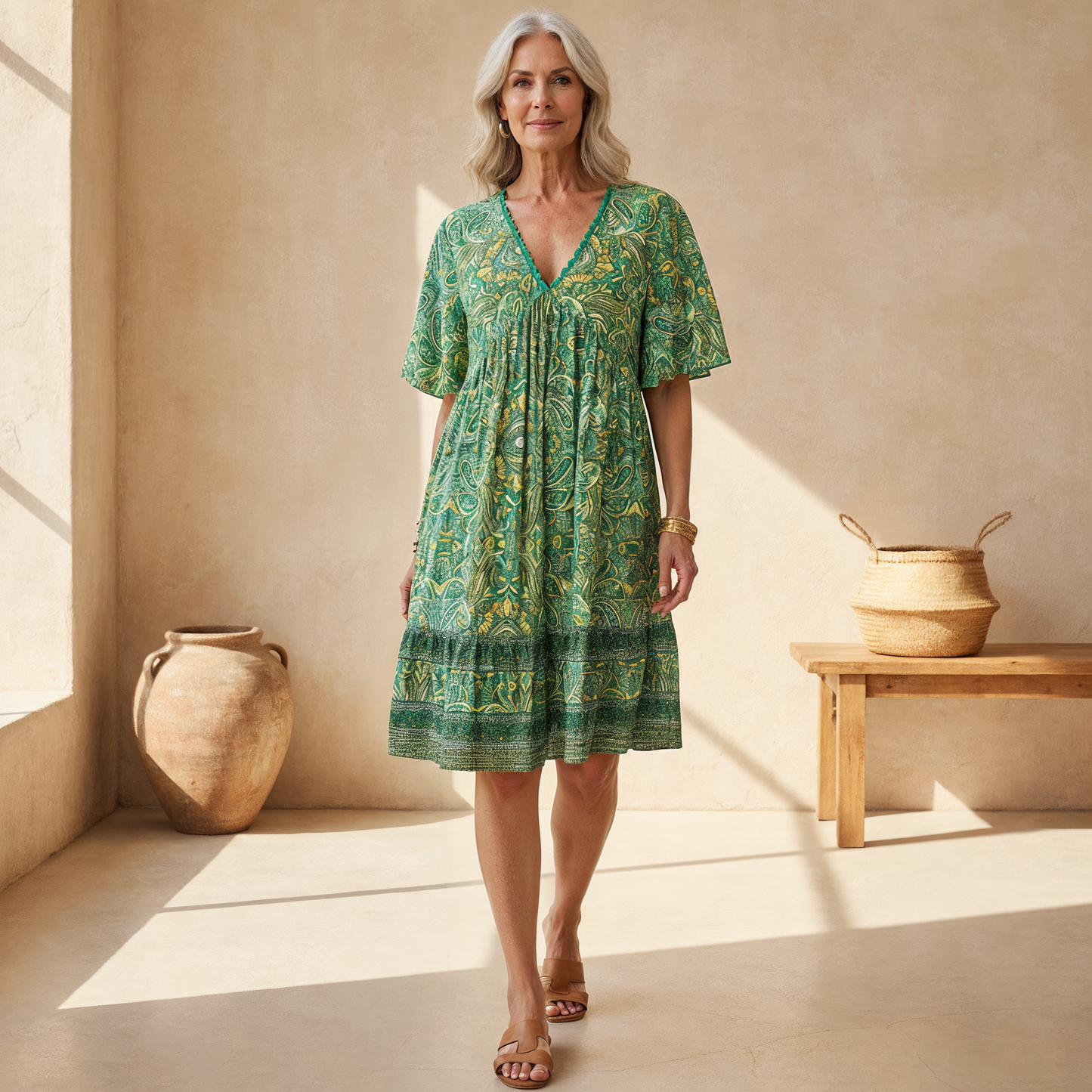 Quinley - Boho Swing Dress