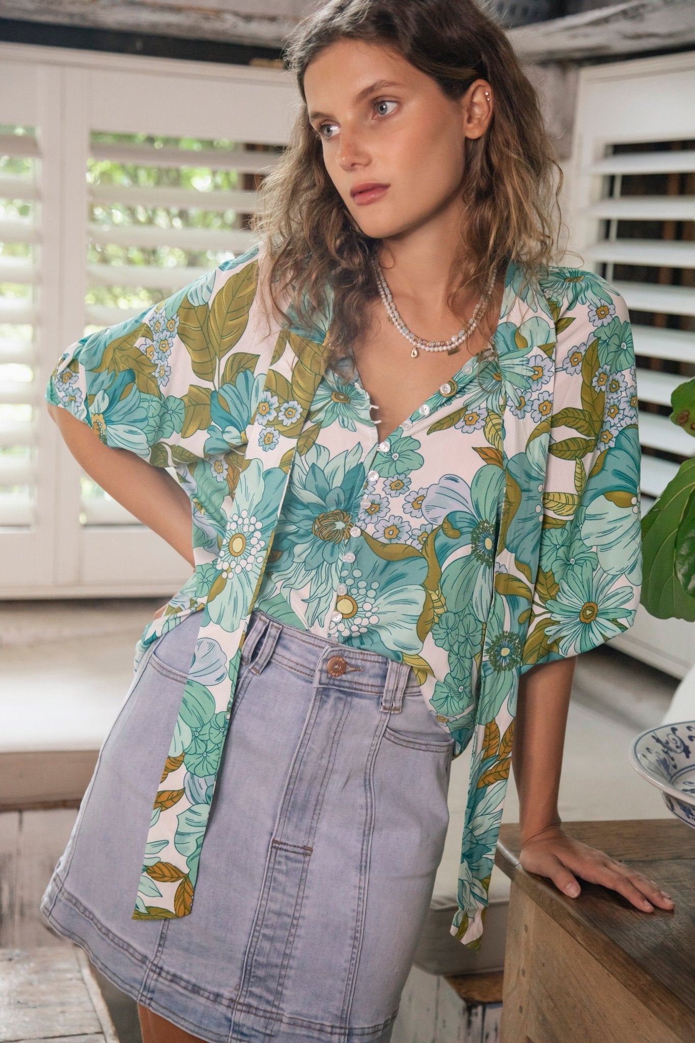 Catherine | Bohemian Chic Blouse