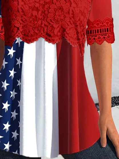 Anie | Lace Graphic Tee