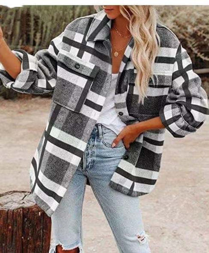 Magilsa | Elegant Plaid Shirt