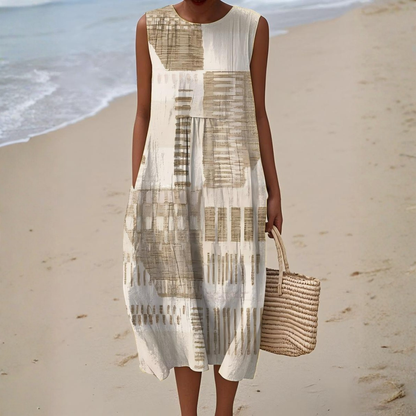 Serena | Abstract Summer Dress