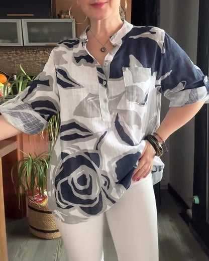 Rita | Relaxed Collar Blouse