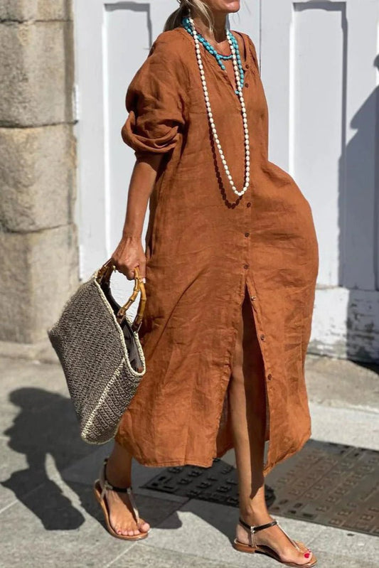 Cassy | Timeless Linen Maxi