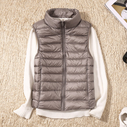 Galora™ | Light Puffer Vest with White Duck Down