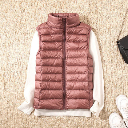 Galora™ | Light Puffer Vest with White Duck Down