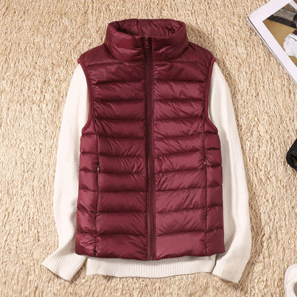 Galora™ | Light Puffer Vest with White Duck Down