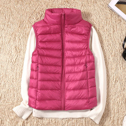 Galora™ | Light Puffer Vest with White Duck Down