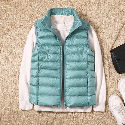 Galora™ | Light Puffer Vest with White Duck Down