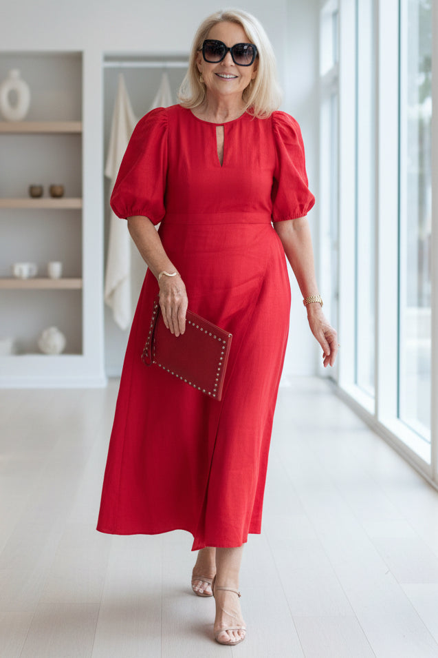 Wine Red / 3XL (18-20)