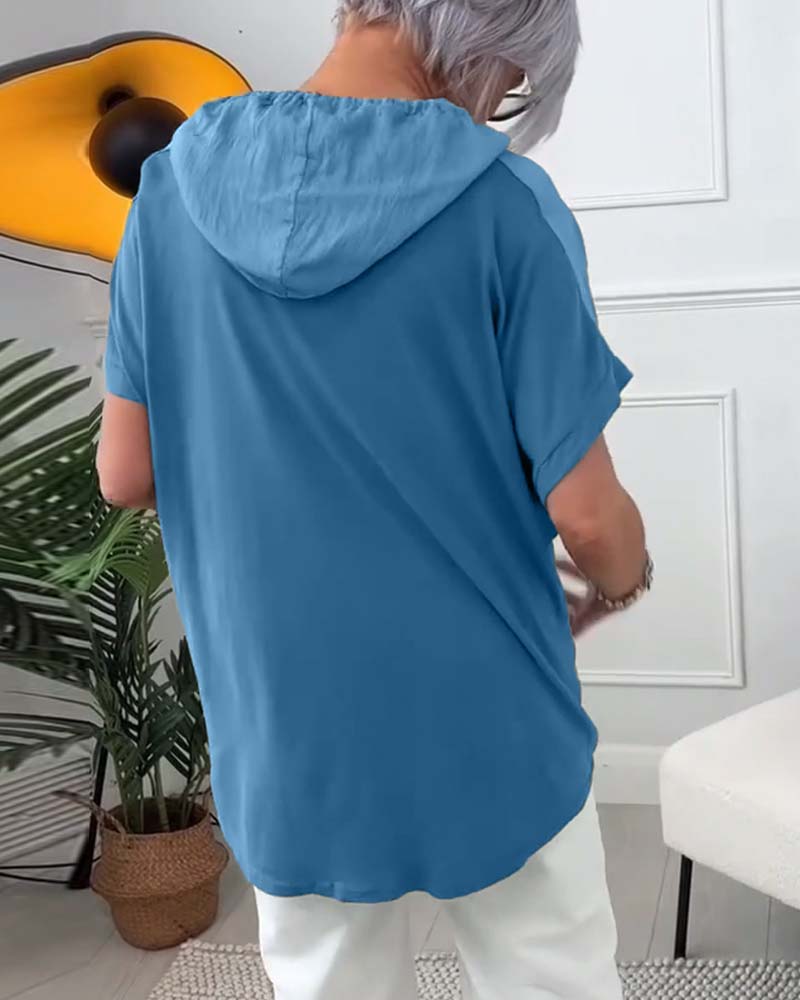 Esme | Floral Hooded Blouse