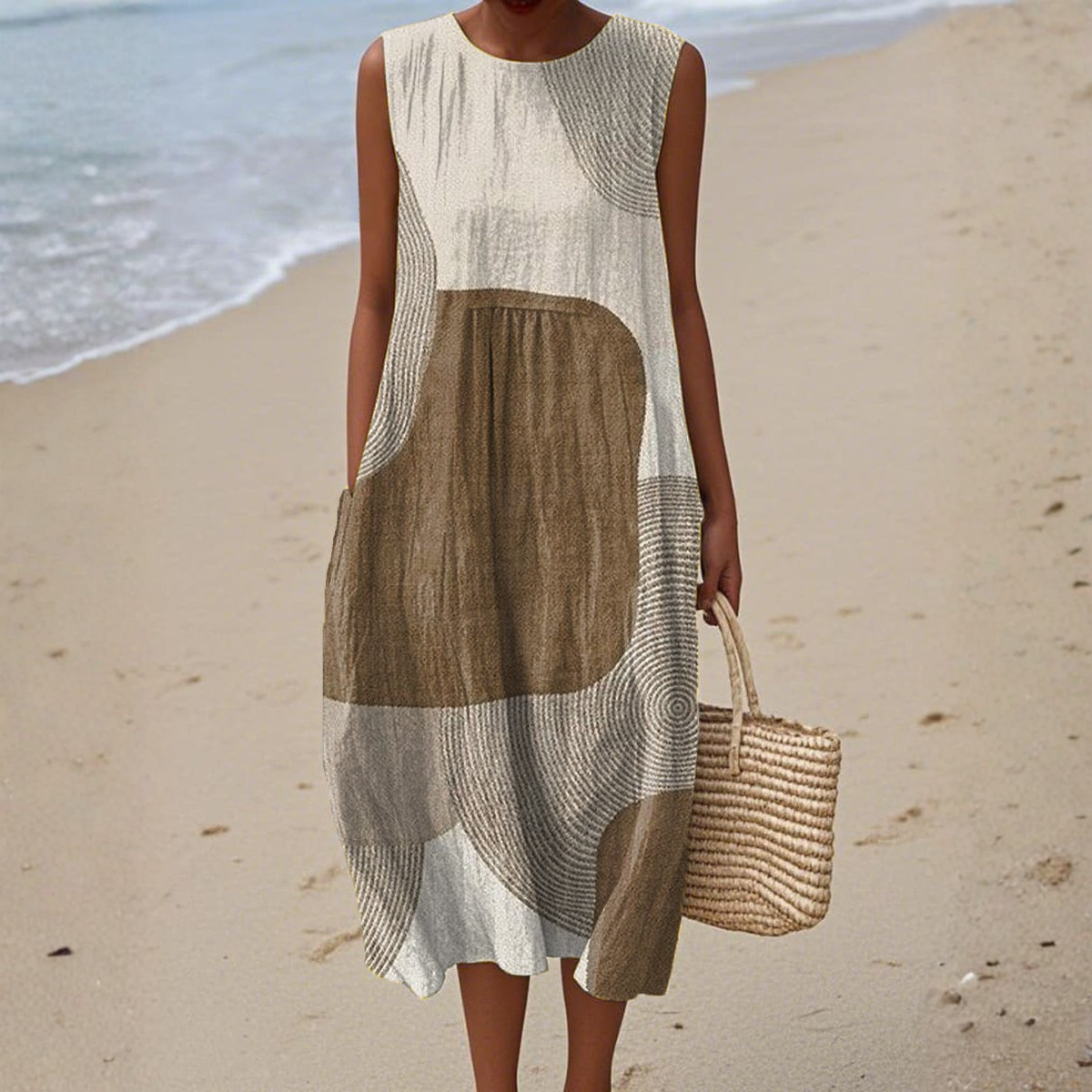 Serena | Abstract Summer Dress