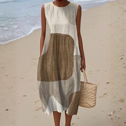 Serena | Abstract Summer Dress