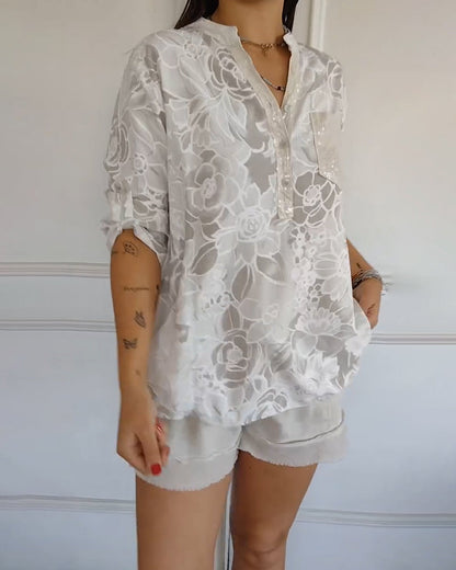 Cassie | Floral Print Blouse