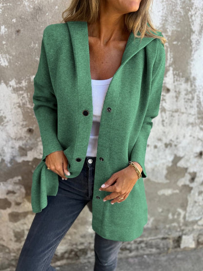 Mich | Buttoned Hooded Jacket