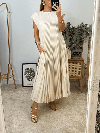 Meg | Pleated Elegant Dress