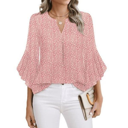Jen | Graceful Pink Blouse