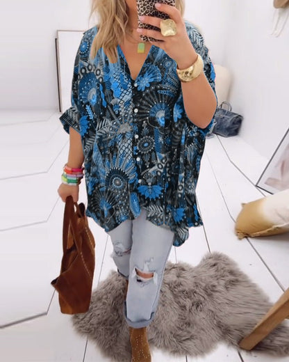 Linda | Chic Printed Blouse