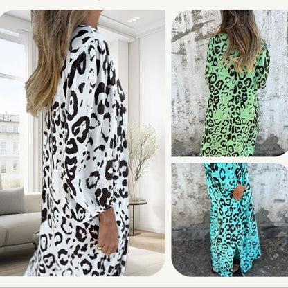 Claudine | Leopard Safari Dress
