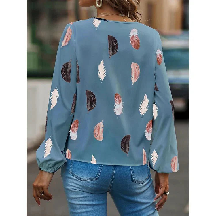 Gracey | Feather Print Tee