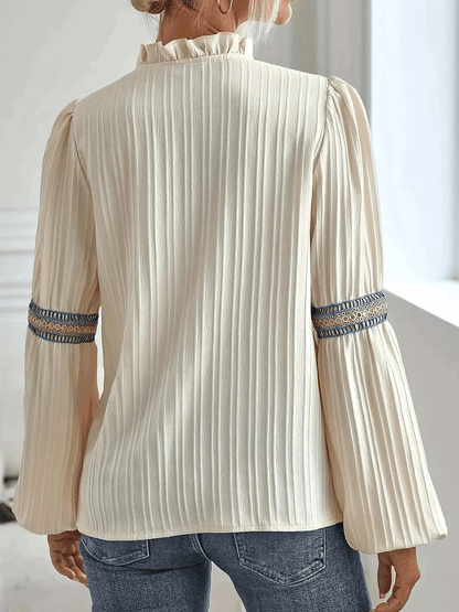 Pohima | Graceful V-Neck Blouse