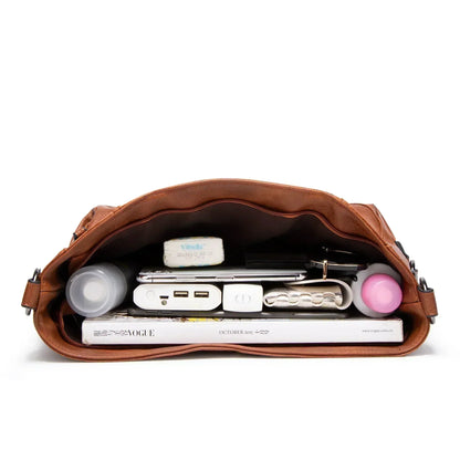 Evening Glow | Luxe Leather Bag