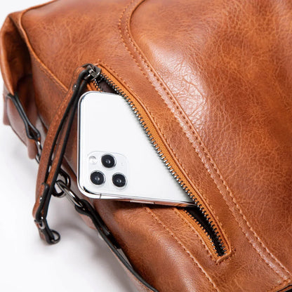 Evening Glow | Luxe Leather Bag