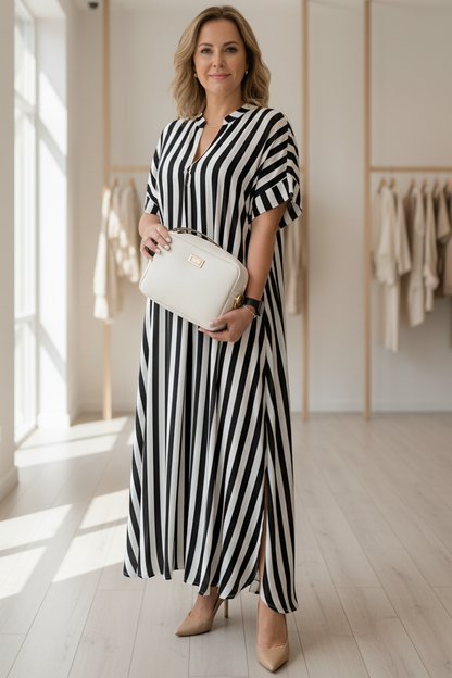 AMÉLIE – STRIPED MAXI DRESS