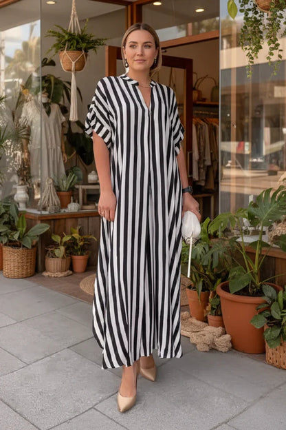 AMÉLIE – STRIPED MAXI DRESS