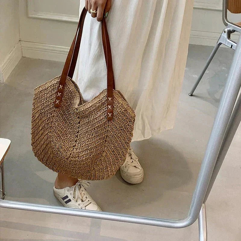 Holly | Boho Straw Bag