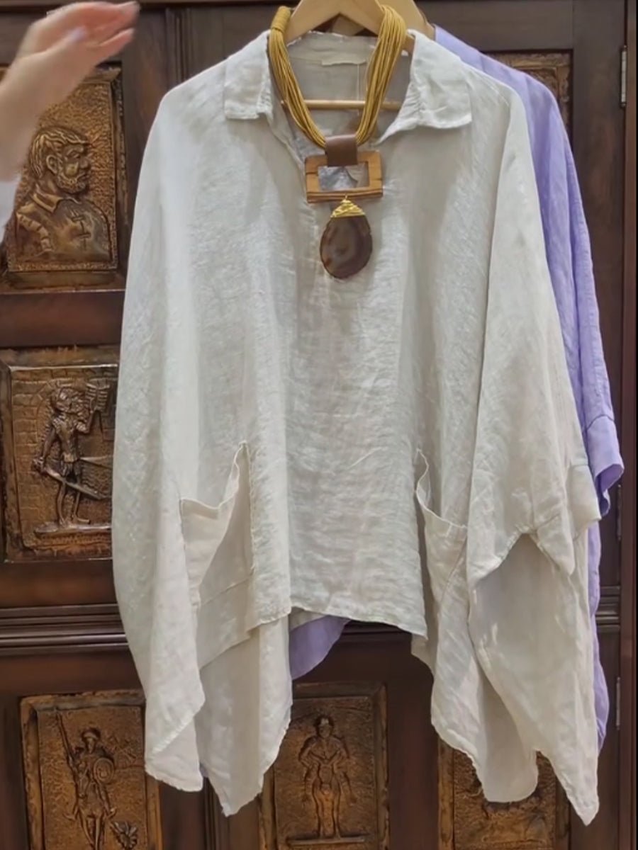 Lina | Breezy Collared Top