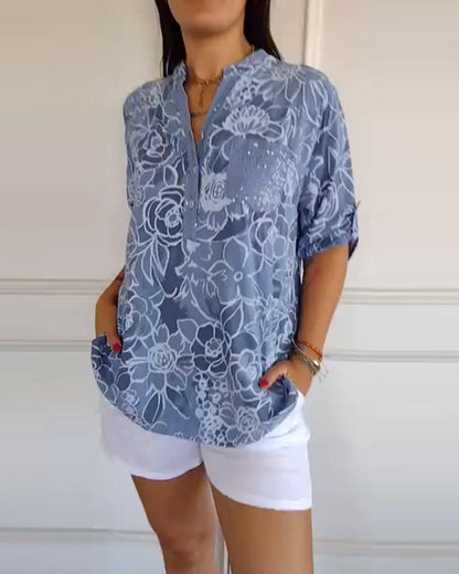 Cassie | Floral Print Blouse