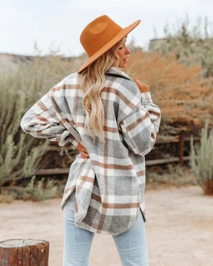 Magilsa | Elegant Plaid Shirt