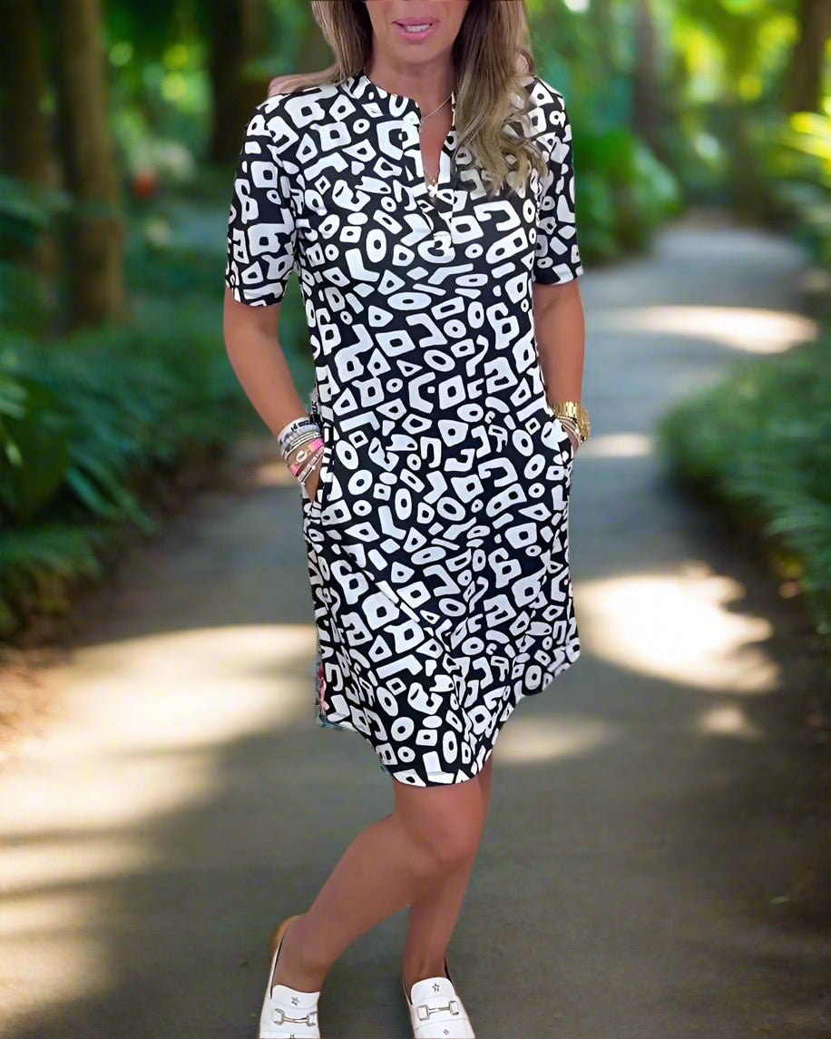 Cecilia | Chic V-Neck Dress