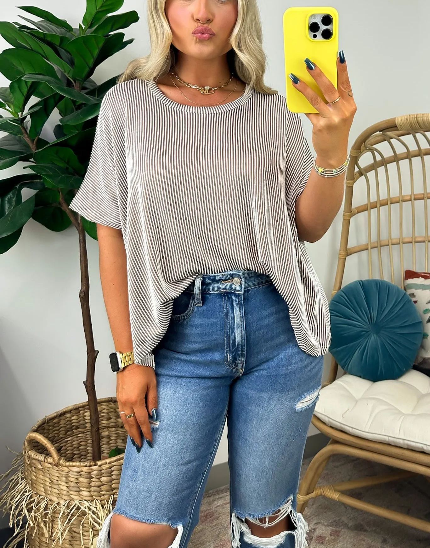 Patricia | Knit Oversized Top