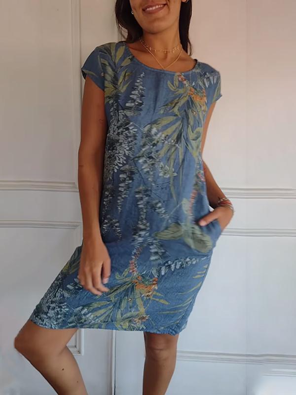 Ysella - Casual Printed Dress