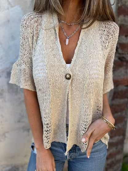 Lavinia | Chic Textured Blouse