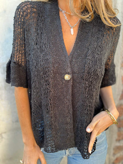 Lavinia | Chic Textured Blouse